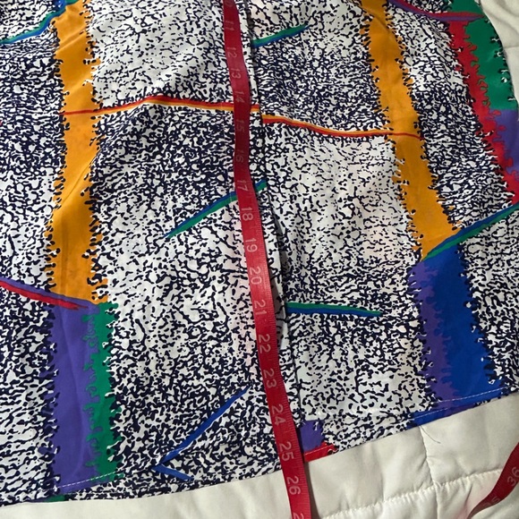 Beautiful Vintage Geometric Blouse Top by Stuart Lang - Picture 4 of 7